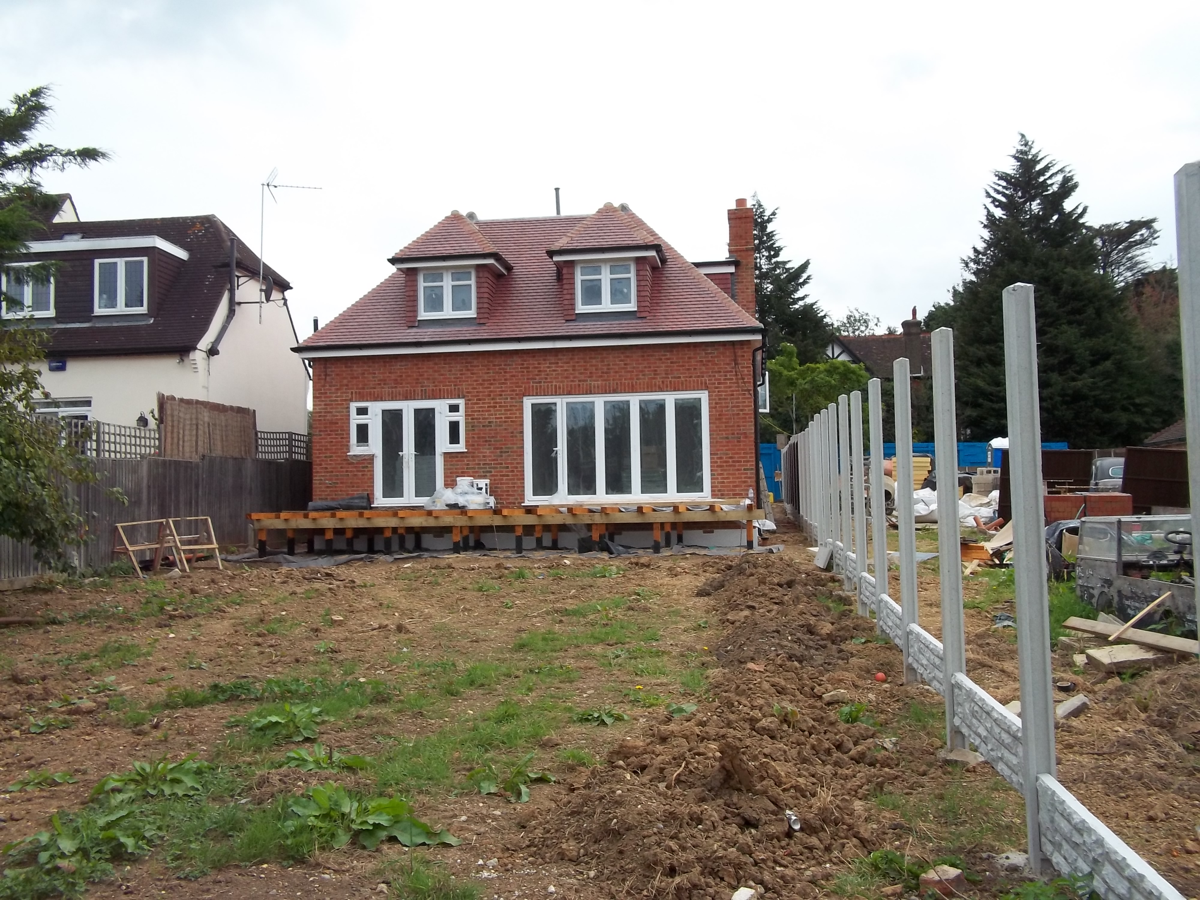 Residential new build building work