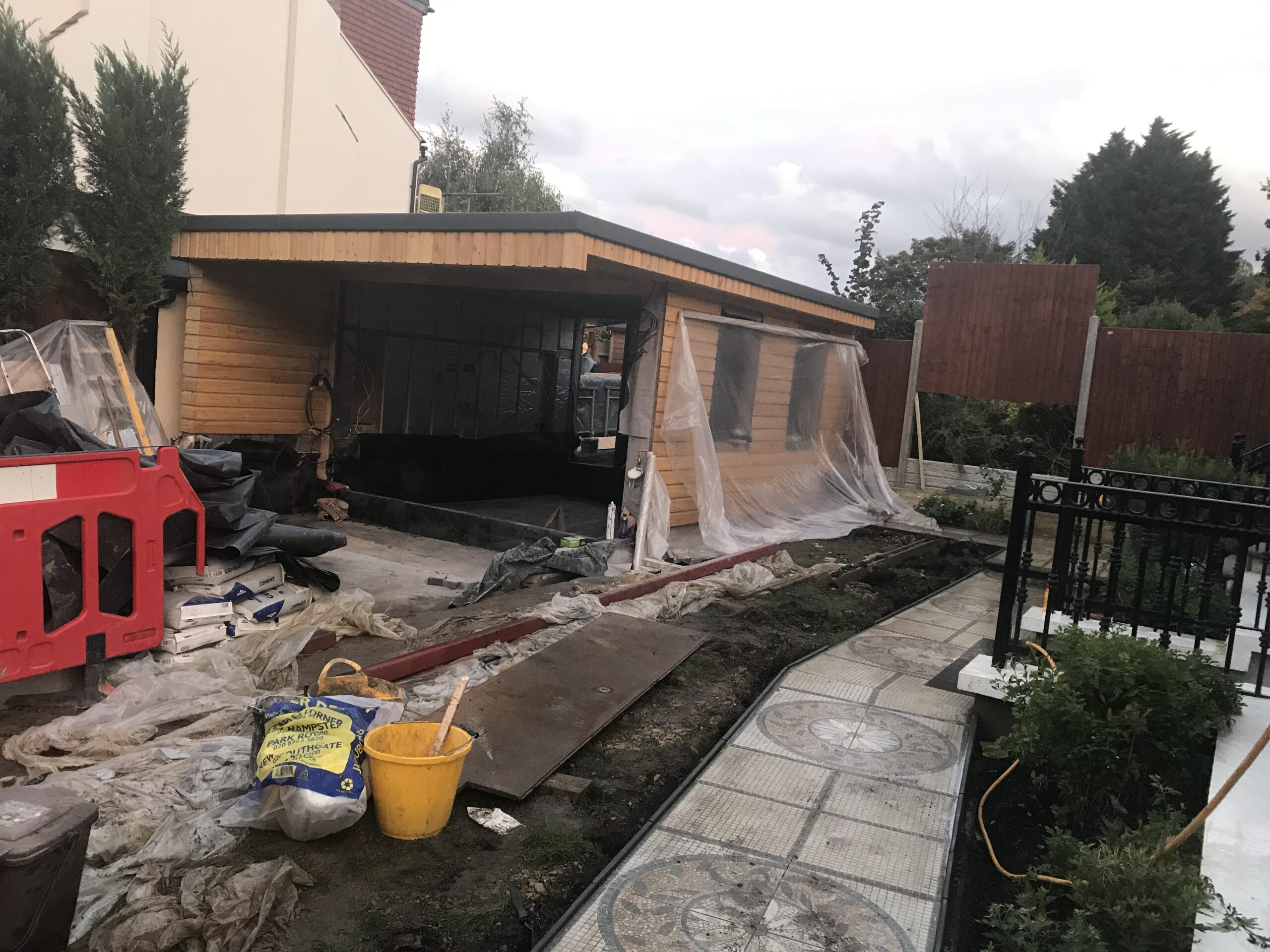 Residential garage conversion and improvement work in London
